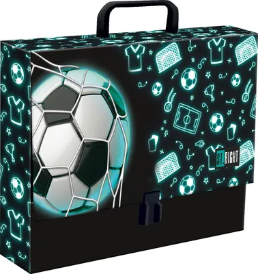 Image de Porte-documents A4 9cm Neon Football St.Right Majewski
