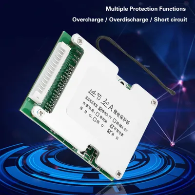Obrázek produktu pro 14S 30A Lithium-Batterieschutzplatine 3,7V Li-Ionen-Zelle BMS-Leiterplatte