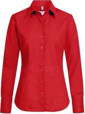 Produktbild von Greiff Corporate Bluse Damen BASIC Regular-Fit Rot 42