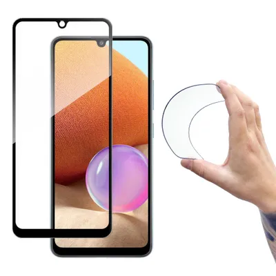 Produktbild von Wozinsky Folienglas mit Rahmen für Samsung Galaxy A42 Schwarz