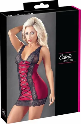 Produktbild von Cottelli Collection - Kleid schwarz, Größe:XL