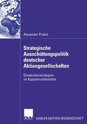 Obrázok produktu pre Strategische Ausschüttungspolitik deutscher Aktiengesellschaften