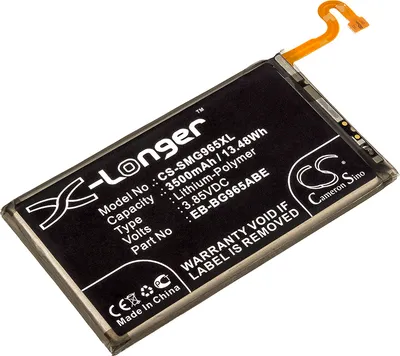 Produktbild von TECHTEK Akku Kompatibel mit [Samsung] Galaxy S9 Plus, Galaxy S9+, SC-03K, SGH-N943, SM-G9650/DS, SM-G965F, SM-G965F/DS, SM-G965J, SM-G965N, SM-G965U,
