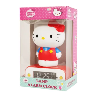 Immagine prodotto di Zegar Alarmowy Hello Kitty z Podświetleniem 17 cm - Cyfrowy Wyświetlacz LCD