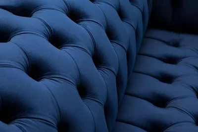 Immagine prodotto di Chesterfield Grande Design Tessile Soggiorno Divano Tappezzeria 2 Posti Pelle #140