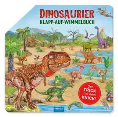 Produktbild von TRÖTSCH - Wimmelbuch Dinosaurier Klapp-auf-Wimmelbuch| Ab 3 Jahren