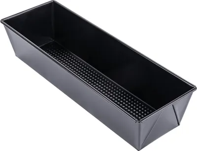 Obrázek produktu pro obdélníková forma na dort, pekáč, zapékací mísa 35 x 11,5 x 7,5 cm, s nepřilnavým povrchem, černá, plech na pečení, forma na dorty