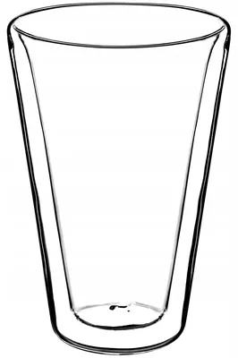 Obrázok produktu pre Sklenené poháre – dvojstenné šálky – tepelne izolované – 470 ml – na kávu, čaj, latte – sada 2 ks
