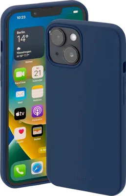 Produktbild von Hama Finest Feel, Cover, Apple, iPhone 14 Plus, 17 cm (6.7"), Blau