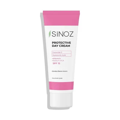 Obrázok produktu pre Sinoz - Ochranný denný krém SPF15, 50ml - Krém na denné použitie s ochranou proti slnečnému žiareniu
