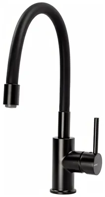 Produktbild von Avapax | Küchenarmatur - Schwarz Matt - Hoher Flexibler Auslauf - Messing - Geräuschklasse Ii