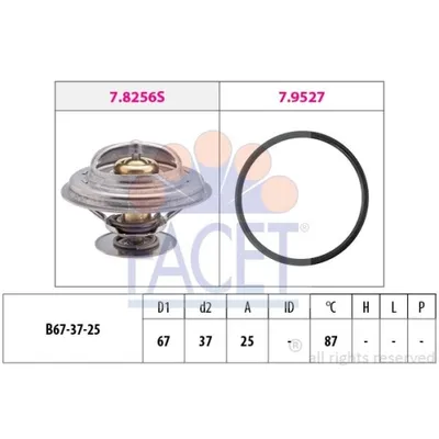 Produktbild von FACET Thermostat Kühlmittel 87°C für VW Transporter IV Bus (70B, 70C, 7DB, 7DK, 70J, 70K, 7DC, 7DJ) Transporter IV Kastenwagen (70A, 70H, 7DA, 7DH)