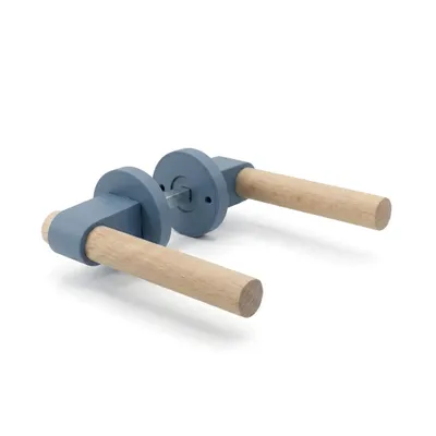 Produktbild von Türklinke Blau 1 Paar Modernes Design Türbeschlag Türgriff Kunststoff (PLA) Inkl. Montagematerial
