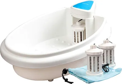 Zdjęcie produktu dla Pielęgnacja stóp: wanna do kąpieli stóp, masażer do stóp, urządzenie do pielęgnacji stóp, wanna do stóp, 3 końcówki
