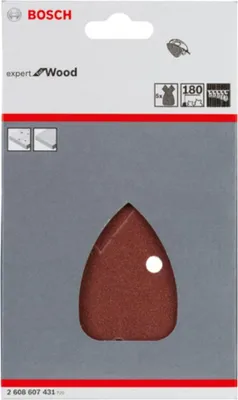 Productafbeelding van Schuurvel C430, 100 x 170 mm, korrel 180, 4 gaten, klittenband, set van 5