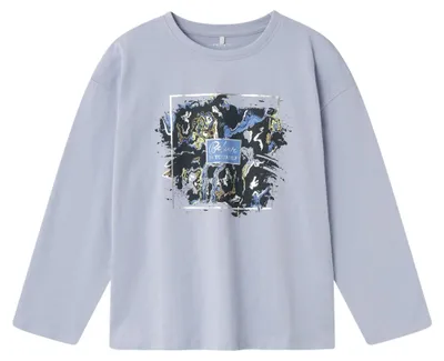 Produktbild von NAME IT Weicher Langarmshirt Design Pullover Tiefe Schultern Größe: 116