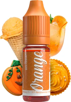 Produktbild von Belissia Lebensmittelfarbe, orange, 10 ml, extrem hochkonzentriert. Flüssigkeit zum Einfärben von Getränken, Teigen, Glasuren und allen anderen Lebensmitteln