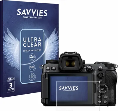 Produktbild von 6x Für Nikon Z6 III Schutzfolie Savvies Displayschutz Display Schutz Folie Klar Transparent