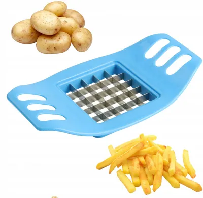 Produktbild von Markenlos Pommes Schneider Kartoffelschneider Küchenhelfer Schnell