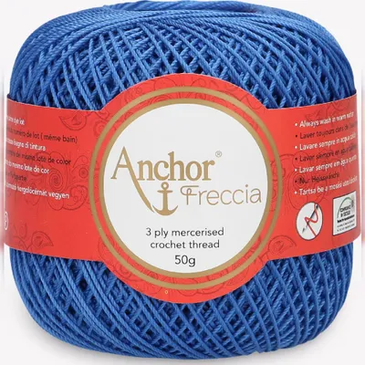Produktbild von Anchor Freccia 6 – Feines Baumwollgarn für Häkelprojekte (Color 00142)