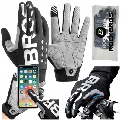 Produktbild von Rockbros Fahrradhandschuhe Laufen Sport Warm Verstärkt Gr. XXL