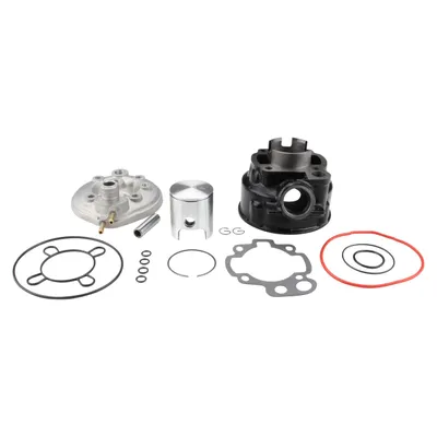 Produktbild von Zylinder Set + Kopf 70ccm 47mm für Minarelli LC AM3 AM4 AM5 AM6 / Aprilia Yamaha Malaguti Peugeot Rieju MBK Generic