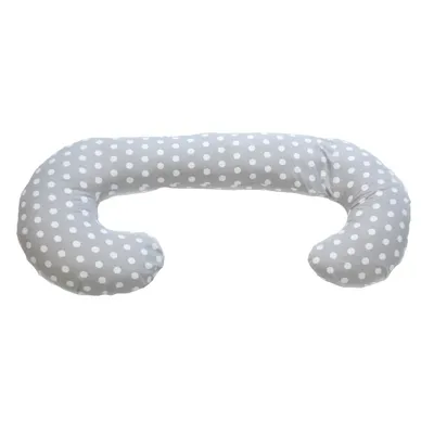 Image de Coussin multi-usage gris à pois