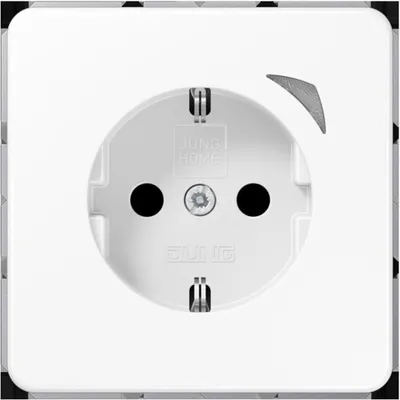 Image de JUNG Steckdose 1f aws glz UP m.BS IP20 FBel