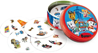 Produktbild von Asmodee Dobble Paw Patrol Brettspiel Bildend