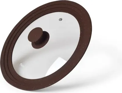 Immagine prodotto di Coperchio in vetro Fissman-Triplex, vetro/silicone, 24/26/28 cm, marrone