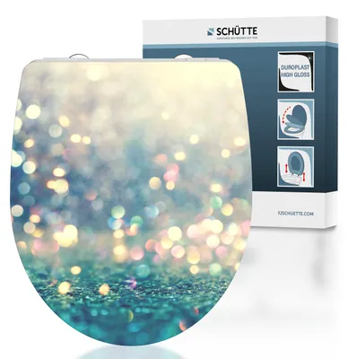 Produktbild von SCHÜTTE Duroplast HG WC Sitz MAGIC LIGHT, Toilettendeckel mit Absenkautomatik und Schnellverschluss