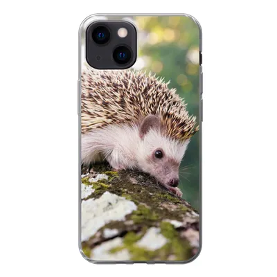 Produktbild von MuchoWow® Handyhülle Schutzhülle Hülle für iPhone 13 mini Baby - Igel - Baum Silikon Softcase Handy Hülle - Softcase