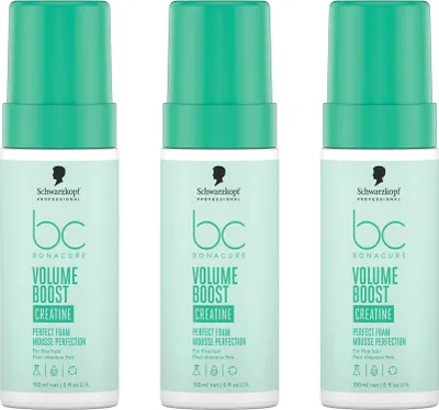 Produktbild von BC Bonacure Volume Boost Perfect Foam 3x150 ml