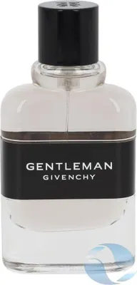 A product shot of a Givenchy Gentleman fragrance bottle.
