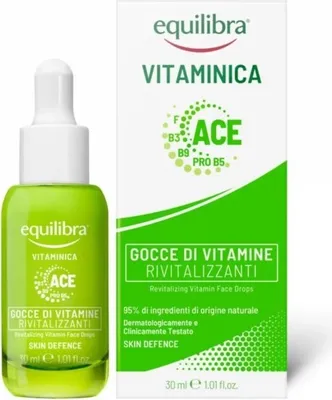 Obrázek produktu pro Equilibra Vitaminica Revitalizační vitaminové kapky pro citlivou pleť, 30 ml
