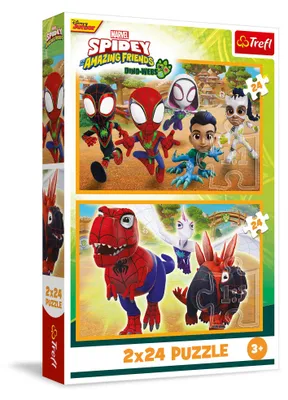 Productafbeelding van Trefl 34432, 24 stukjes, Dinosaurussen, vanaf 3 jaar