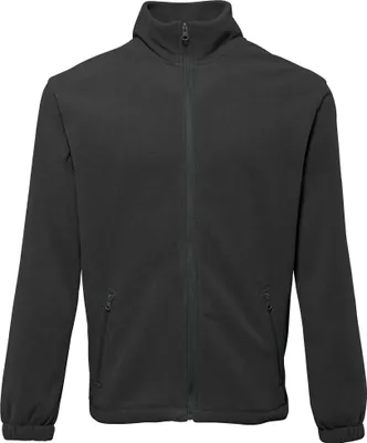 Produktbild von 2786 Herren Fleece-Jacke mit durchgehendem Reißverschluss RW2506 (S) (Schwarz)