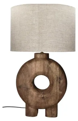 Immagine prodotto di Lampada da tavolo Pomax Lampedusa, color marrone, diametro 48 cm, altezza 82 cm
