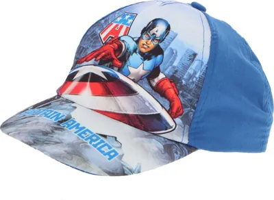Produktbild von Marvel Avengers Cap Bunte Cap mit Avengers-Logo für den Freizeitlook Blau