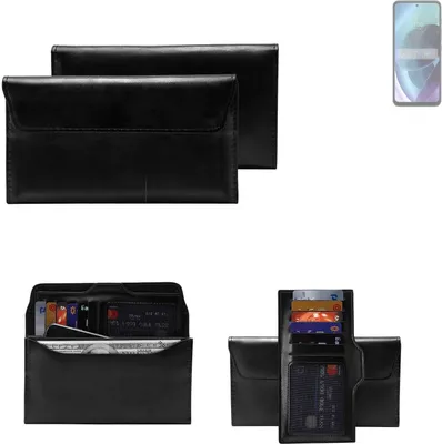 Produktbild von K-S-Trade Handy Hülle kompatibel mit Infinix GT 20 Pro Schutz Hülle Tasche Schutz Case Handytasche Kunstleder schwarz, 1x