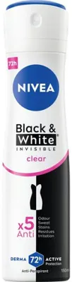 Immagine prodotto di Nivea - Invisible For Black & White Clear Antiperspirant 150ml