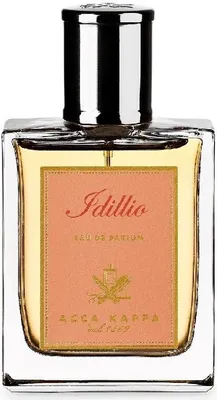 A clear, professional studio shot of a bottle of Acca Kappa Idillio Eau de Parfum.