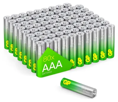 Immagine prodotto di GP GPSUP24A567S80 80 GP Batterien SUPER Micro AAA 1,5 V