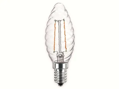 Produktbild von BLULAXA LED-Lampe 49087 Kerze Filament, E14, EEK: F, 2,5 W, 250 lm, 2700 K, gedreht