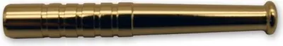 Produktbild von Ziehröhrchen Aluminium Gold Baseball 5,9cm