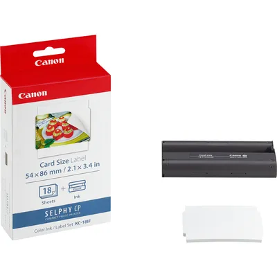 Productafbeelding van Canon 7741A001 KC-18 IF Scheckkartengröße Sticker (18 Blatt Fullsize)