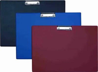 Zdjęcie produktu dla Schowek A3 poziomy pokryty plastikiem, czerwony