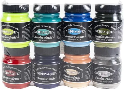 Produktbild von Jacquard Textilfarbe Sneaker Set 8 Farben - Neopaque Serie