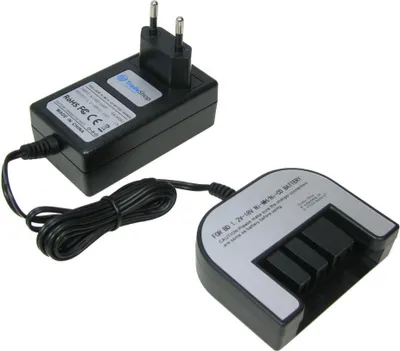 Produktbild von Trade-Shop Akku Ladegerät (1,2V-18V) kompatibel mit Firestorm FS1400, FS1401D, FSD142K, FS18, FS1800, FS1800D, FS1800D-2, FS1800ID, FS1800JS, FS1800RS