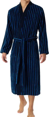 Produktbild von Schiesser Soft Velour - Baumwolle Bademantel Hochwertiger Baumwoll-Bademantel für Herren, Weich und angenehm für höchsten Tragekomfort, Stilvolles Design mit praktischen Taschen